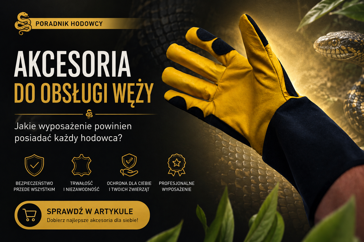 Akcesoria do obsługi węży – jakie wyposażenie powinien posiadać każdy hodowca?